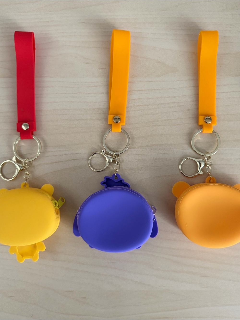 Silicone Coin Pouch Keychain Bundle - Picture 3 of 6